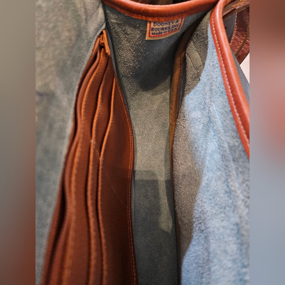 Vintage Dooney & Bourke Large Horshoe Blue - Picture 12 of 15